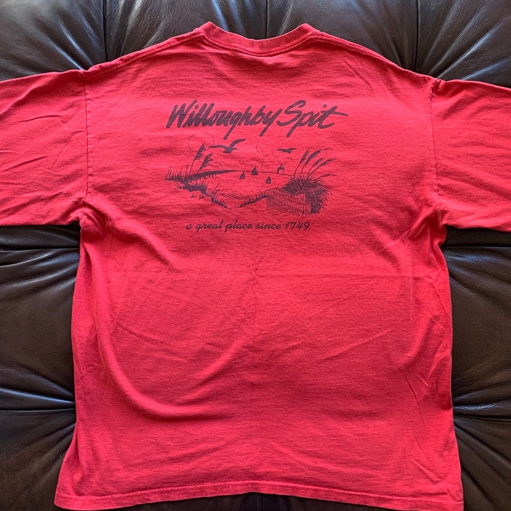 Willoughby Spit, VA L/S Shirt (XL) Made in the USA